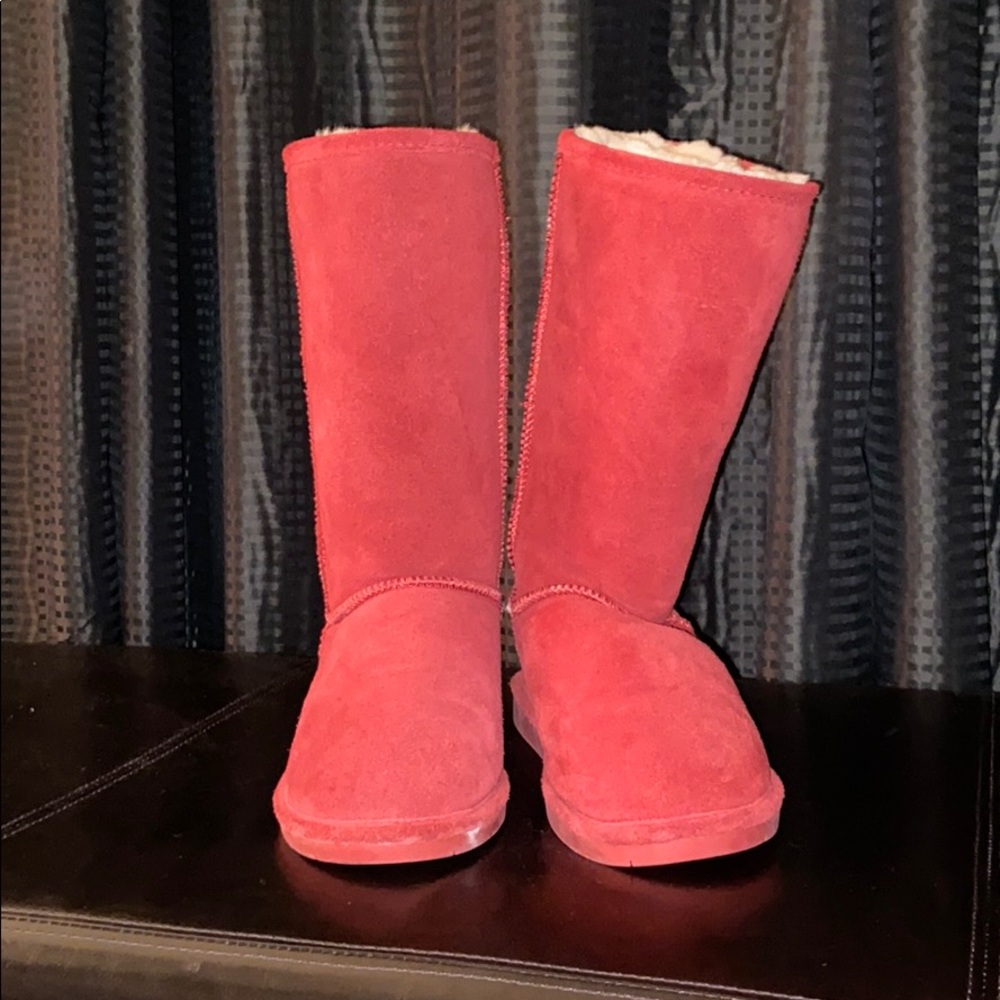 Red Bearpaw Boots